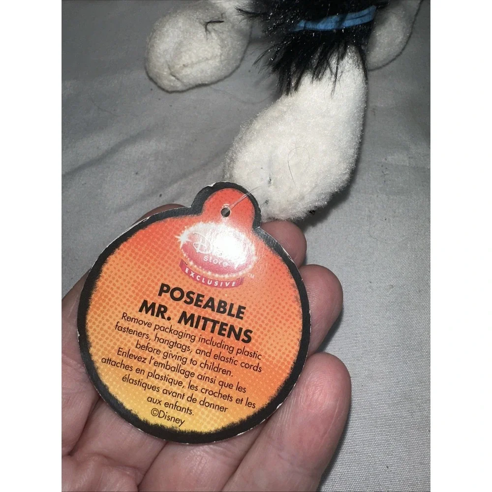 RARE Disney Store Bolt MITTENS Plush Cat 10
